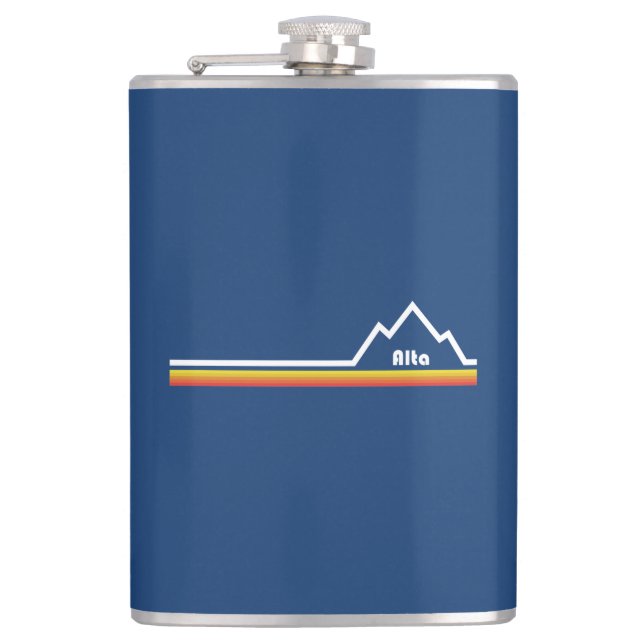 Alta, Utah Hip Flask (Front)