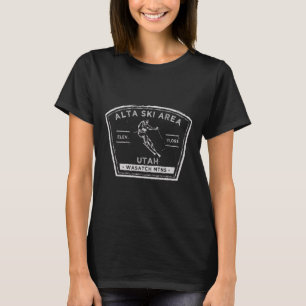 Alta Utah Snow Skiing  T-Shirt
