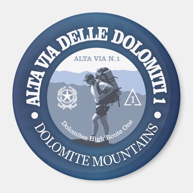 Alta Via 1 Magnet (Front)