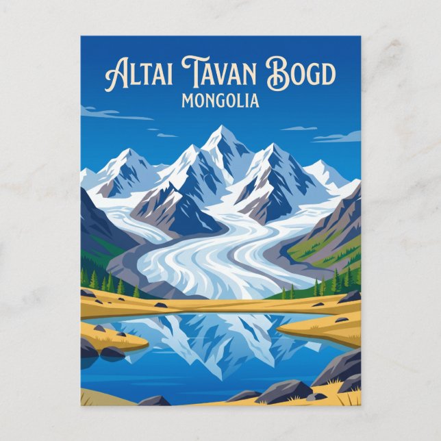 Altai Tavan Bogd National Park Mongolia Postcard (Front)
