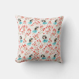 Altami Cute Floral Girl Pillow – Kids Nursery Deco