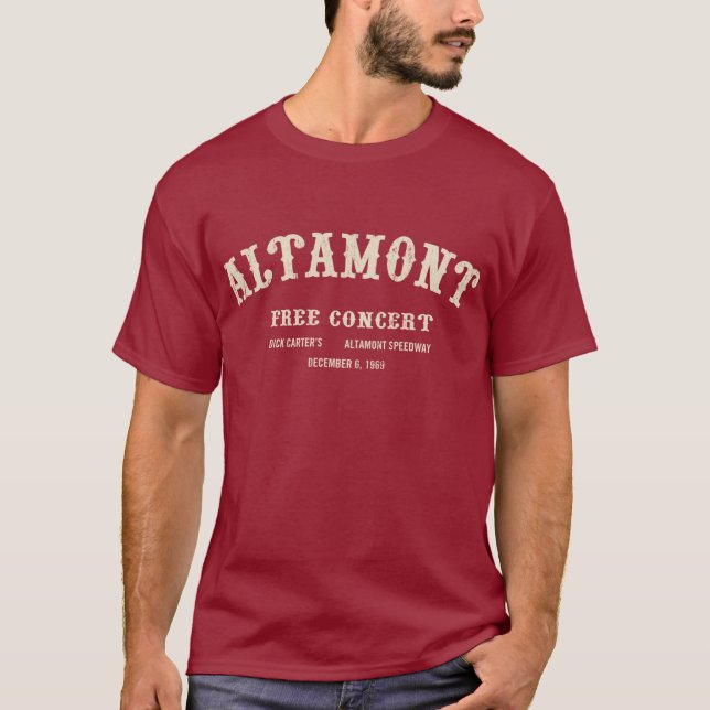 altamont free concert T-Shirt (Front)