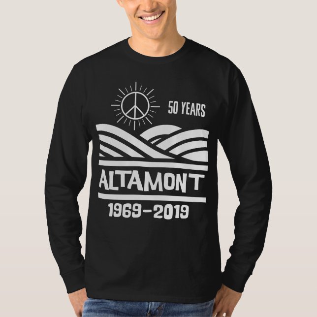 Altamont Speedway 1969-2019 50th Anniversary T-Shirt (Front)