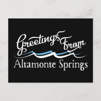 Altamonte Springs Water Waves Postcard