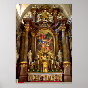 Altar Alserkirche Vienna Austria Poster