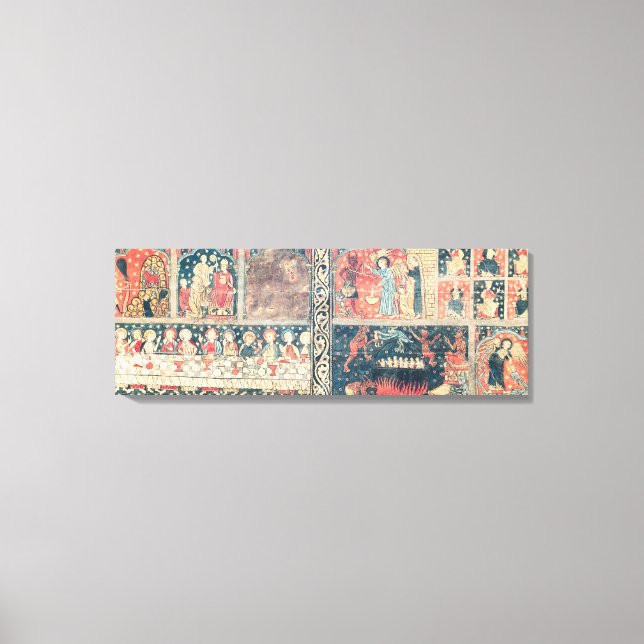 Altar frontal of St. Michael Canvas Print (Front)