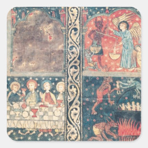 Altar frontal of St. Michael Square Sticker