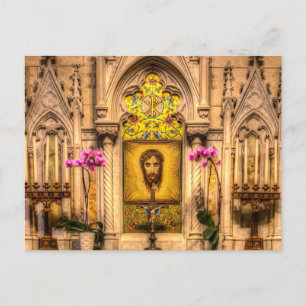 Altar Of The Holy Face St Patrick's Cathedral New Holiday Postcard