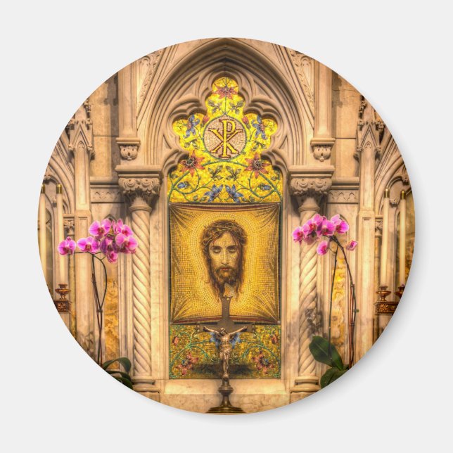 Altar Of The Holy Face St Patrick's Cathedral New Magnet (Front)