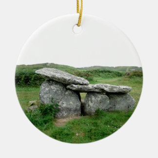 Altar Shaped Archaeological Tomb Ireland Ceramic Tree Decoration