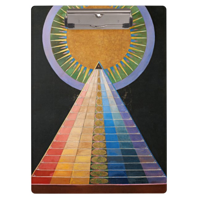 Altarpiece, Group X, No.1 by Hilma af Klint Clipboard (Front)