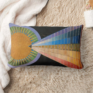 Altarpiece, Group X, No.1 by Hilma af Klint Lumbar Cushion