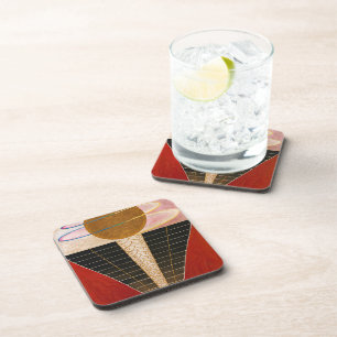 Altarpiece, Group X, No.2 by Hilma af Klint Coaster