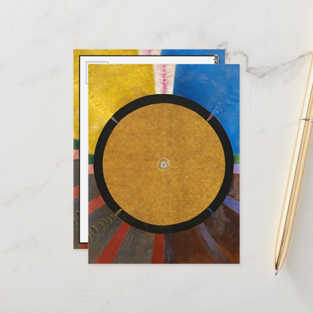 Altarpiece, Group X, No.3 by Hilma af Klint Postcard (Front/Back In Situ)