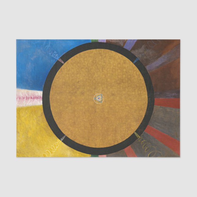  Altarpiece, Group X, No.3 by Hilma af Klint Tissue Paper (Front)