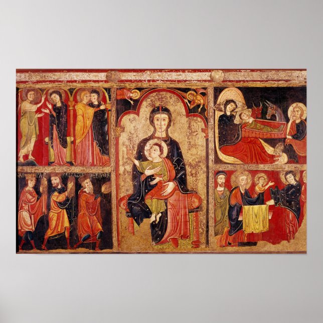 Altarpiece of St. Maria de Avila Poster (Front)