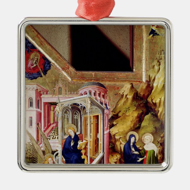 Altarpiece of the Chartreuse de Champmol 2 Metal Tree Decoration (Front)