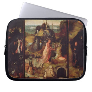 Altarpiece of the Hermits (oil on panel) Laptop Sleeve