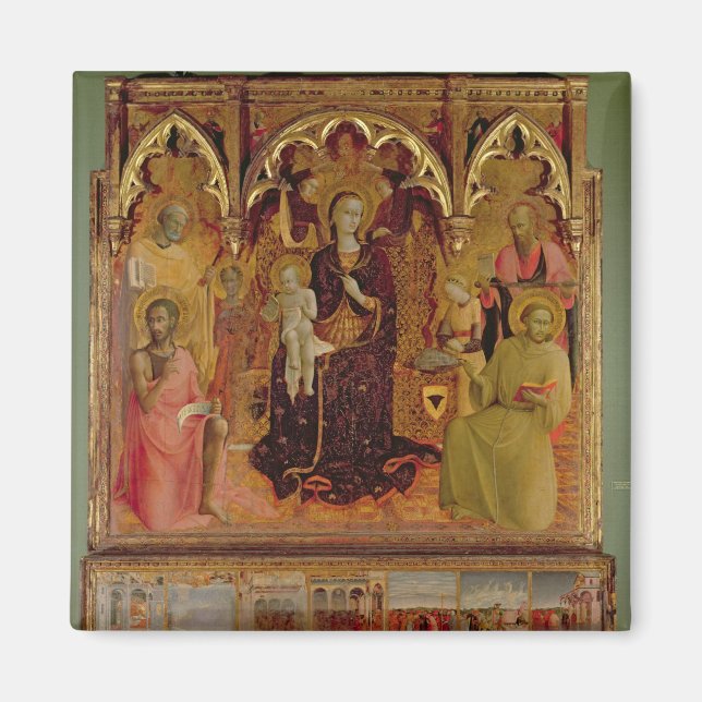 Altarpiece of the Madonna of the Snow, c.1430-32 ( Magnet (Front)