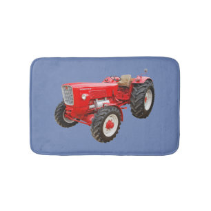 Alter Traktor Güldner Bath Mat