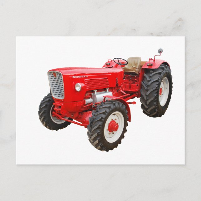 Alter Traktor Güldner G 75 AS Postcard (Front)