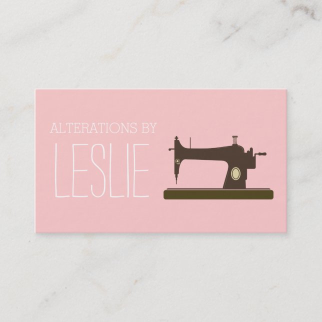 Alteration, Tailor , Tailor, Seamstress Business Card (Front)