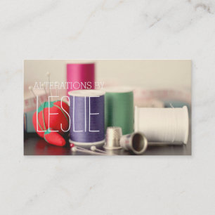 Alteration, Tailor , Tailor, Seamstress Business Card