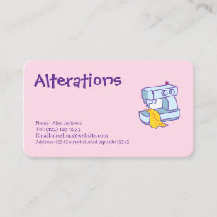 Alterations Business Card