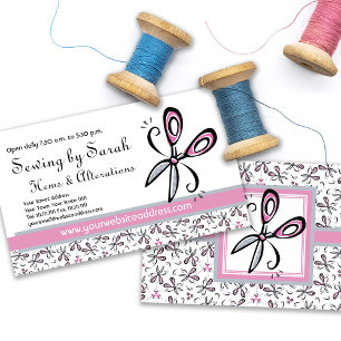 Alterations Shop, Seamstress or Tailor's Shop Business Card