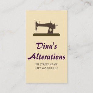 Alterations Tailor Tailoring Seamstress, Tailor Business Card