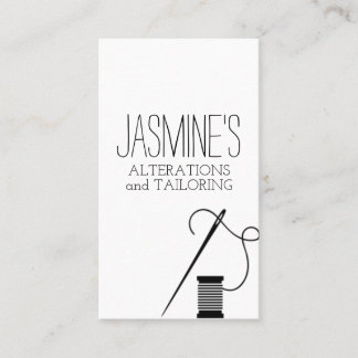 Alterations & Tailoring Business Card