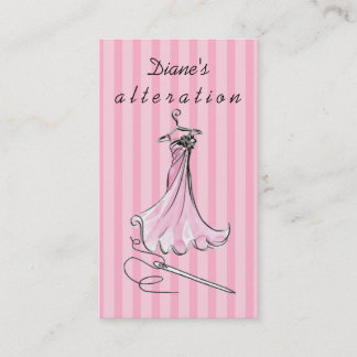 Alterations, Tailoring, Seamstress, Tailor Business Card