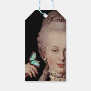 Altered young Marie Antoinette portait detail Gift Tags