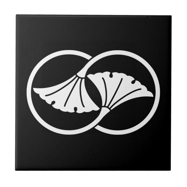 Alternate Ginkgo Leaves Tile (Front)
