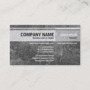 Alternate Tones - Birch Tree - Grey Business Card
