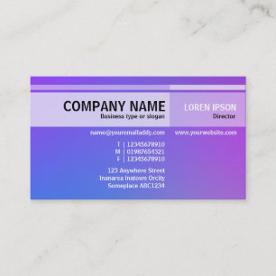 Alternate Tones - Soft Gradients Business Card