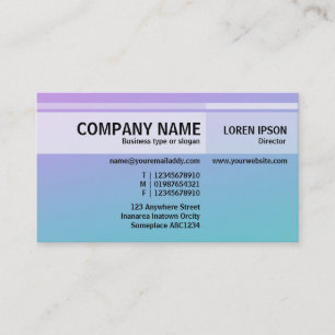 Alternate Tones - Soft Gradients Business Card