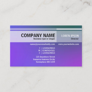 Alternate Tones - Soft Gradients Business Card