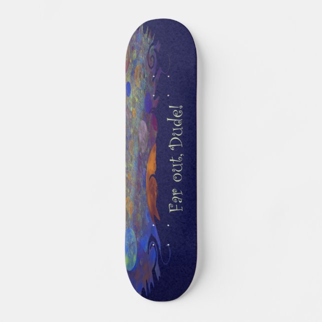 Alternate Universe Abstract Art Skateboard (Front)