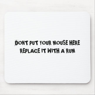 ALTERNATE USE FOR A MOUSE PAD