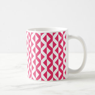 Alternate ZigZags - Regal Red and White Coffee Mug