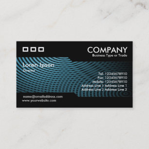 Alternating - Blue Electric Pool 01 Business Card
