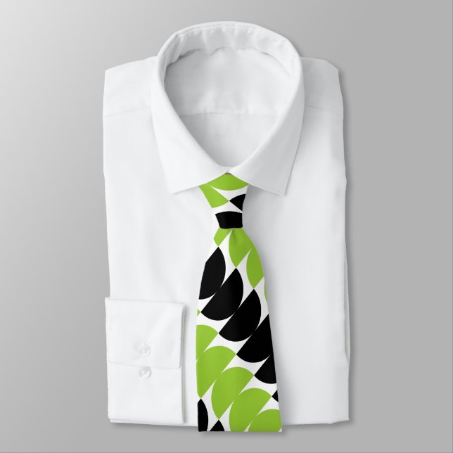 Alternating Crescents 02a - Martian Green Tie (Tied)