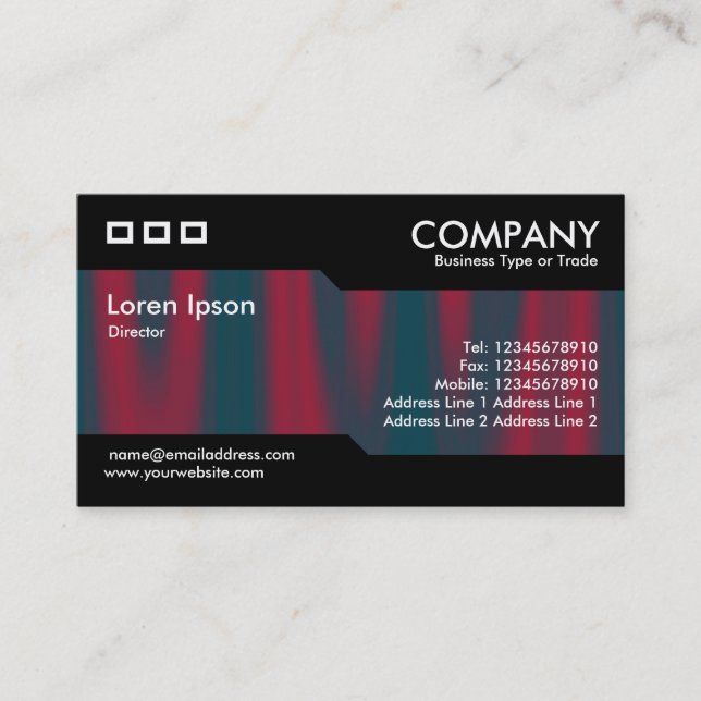 Alternating - Drapery 02 Business Card (Front)