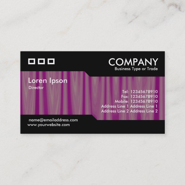 Alternating - Drapery 06 Business Card (Front)
