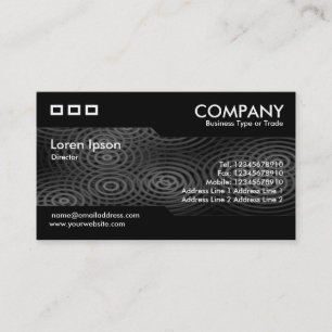Alternating - Electric Rain Dark Grey Business Card