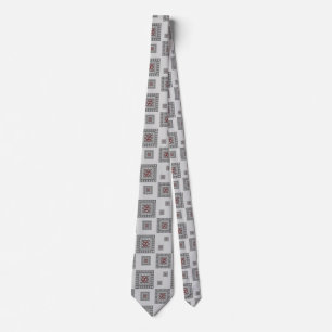 Alternating Geometric Men's Neck Tie