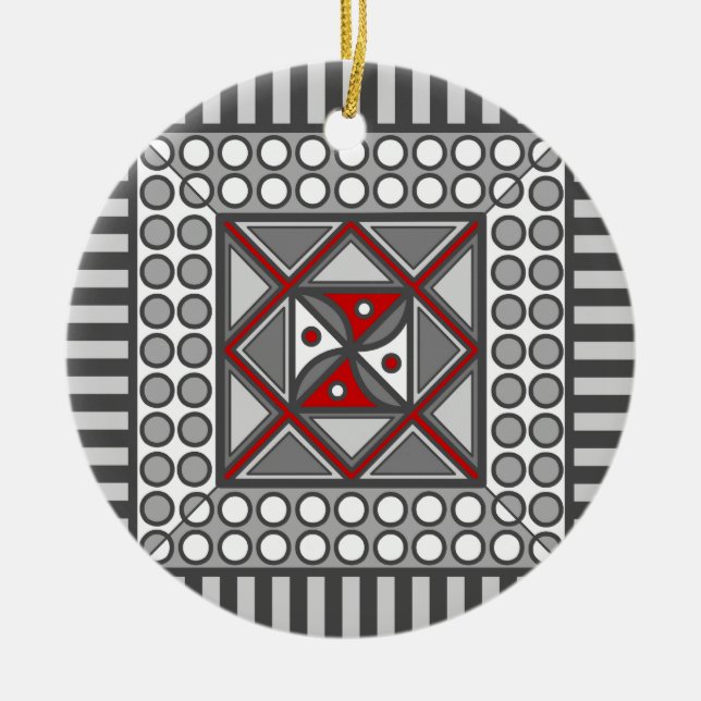 Alternating Geometric Ornament (Front)