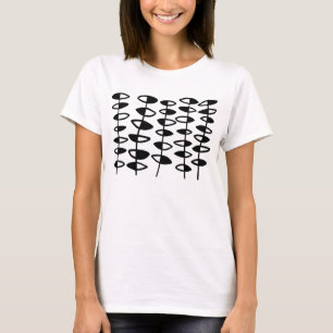 Alternating Leaves Abstract T-Shirt