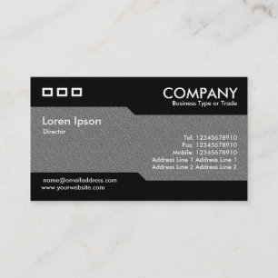 Alternating - Mid-Grey Embossed Texture Business Card